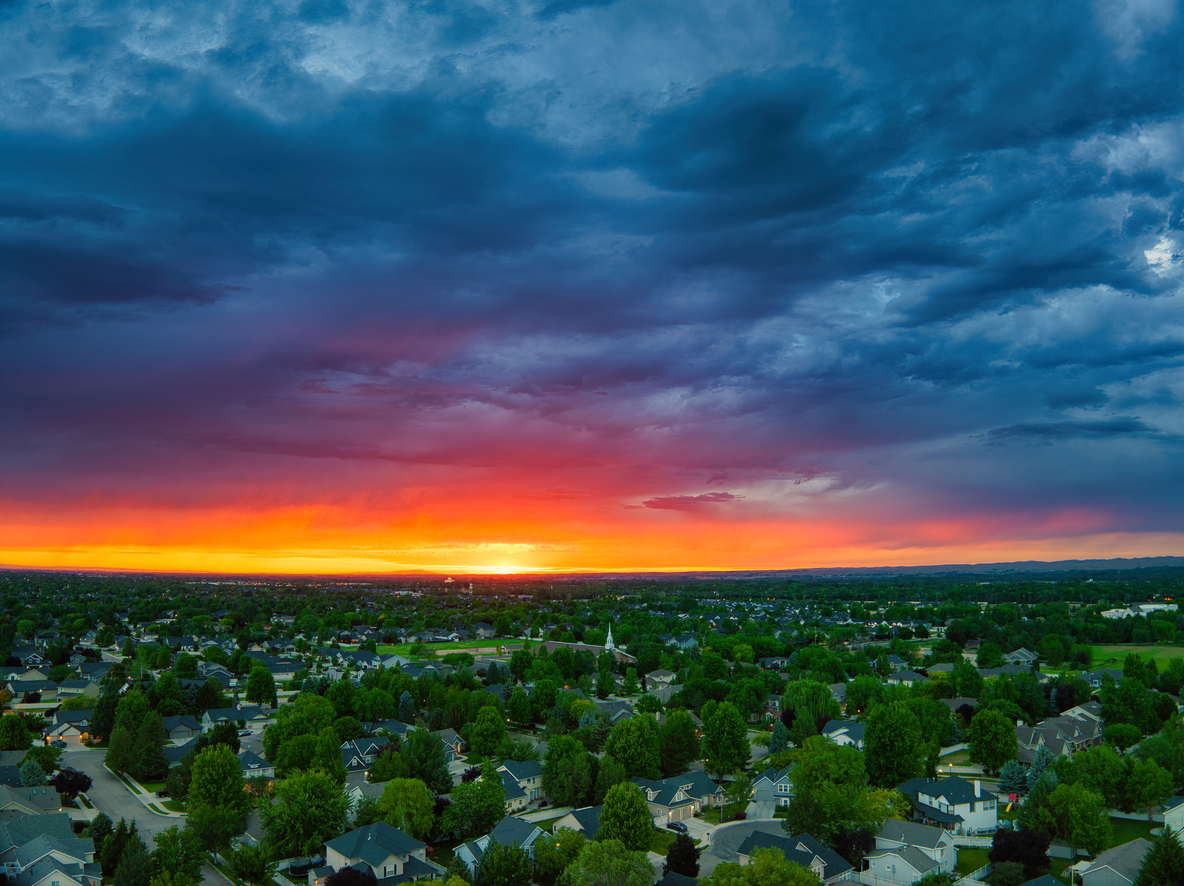 Panoramic Image of Meridian, ID